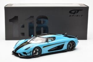 Koenigsegg Regera Baby Sinine GT Spirit 1:18 GT881 Vaik - pilt 6/6