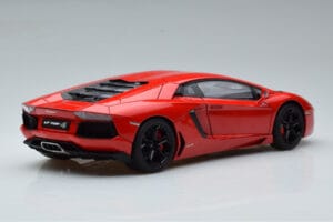 Lamborghini Aventador LP700-4 Andromeda Punane AUTOart 1:18 74669 Metall - pilt 3/10