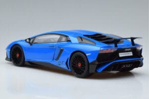 Lamborghini Aventador LP750-4 SV Sinine AUTOart 1:18 74559 Komposiit - pilt 6/8