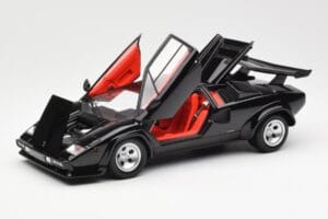 Lamborghini Countach LP 5000 Quattrovalvole Must Kyosho 1:18 08320BK Metall - pilt 2/8