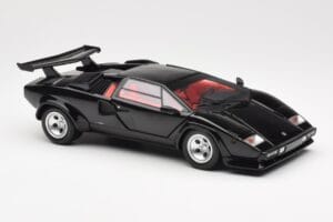 Lamborghini Countach LP 5000 Quattrovalvole Must Kyosho 1:18 08320BK Metall - pilt 6/8