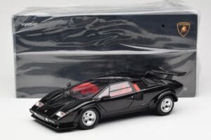 Lamborghini Countach LP 5000 Quattrovalvole Must Kyosho 1:18 08320BK Metall - pilt 8/8