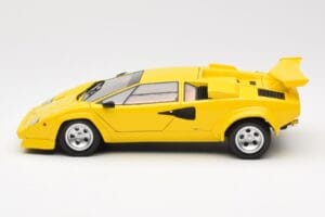 Lamborghini Countach LP 5000 Quattrovalvole Kollane Kyosho 1:18 08320Y Metall - pilt 4/8