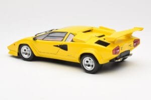 Lamborghini Countach LP 5000 Quattrovalvole Kollane Kyosho 1:18 08320Y Metall - pilt 7/8