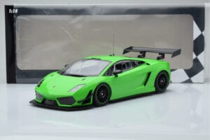 Lamborghini Gallardo LP600+ GT3 Roheline Minichamps 1:18 151111101 Metall - pilt 6/6