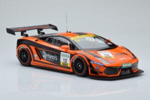 Lamborghini Gallardo LP600+ GT3 Rhinos Leipert Motorsport #12 A. Petrishin / D. Leiper ADAC GT Masters 2011 Minichamps 1:18 1 - pilt 4/6