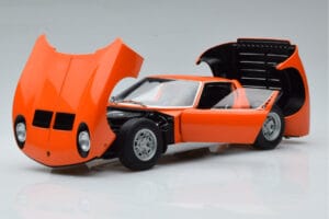 Lamborghini Miura SV Oranž AUTOart 1:18 74542 Metall - pilt 2/8