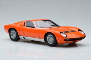 Lamborghini Miura SV Oranž AUTOart 1:18 74542 Metall - pilt 6/8