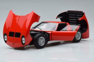 Lamborghini Miura SV Punane AUTOart 1:18 74543 Metall - pilt 2/8