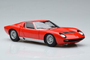 Lamborghini Miura SV Punane AUTOart 1:18 74543 Metall - pilt 6/8