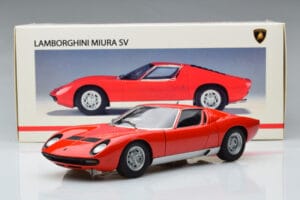 Lamborghini Miura SV Punane AUTOart 1:18 74543 Metall - pilt 8/8