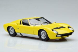 Lamborghini Miura SV Kollane Kyosho 1:18 08317Y Metall - pilt 6/11