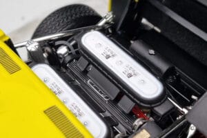 Lamborghini Miura SV Kollane Kyosho 1:18 08317Y Metall - pilt 9/11