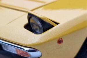 Lamborghini Urraco Kollane Kyosho 1:18 08446GY Metall - pilt 8/10