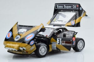 Lancia 037 ESSO #3 F. Tabaton Rally Targa Florio 1985 Kyosho 1:18 08306H Metall - pilt 2/8