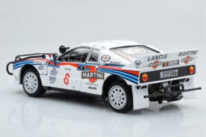Lancia 037 Martini #8 A. Bettega / M. Perissinot Safari Rally 1985 Kyosho 1:18 08306J Metall - pilt 7/8