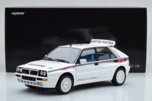 Lancia Delta HF Integrale 6 Valge Kyosho 1:18 08344E Metall - pilt 8/8