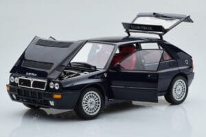 Lancia Delta HF Integrale Club Italia Sinine Kyosho 1:18 08343SC Metall - pilt 2/8