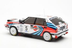 Lancia Delta Integrale 16V #5 J. Kankkunen / J. Piironen Rally Safari 1990 IXO 1:18 18RMC139C Metall - pilt 5/6