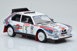 Lancia Delta S4 #5 M. Biasion / T. Siviero Rally San Remo 1986 IXO 1:18 18RMC130B Metall - pilt 4/6