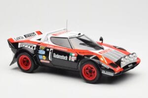 Lancia Stratos HF #1 Hunsruck Rally 1978 Kyosho 1:18 08130D Metall - pilt 6/8