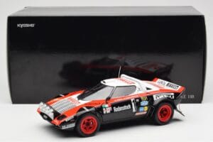 Lancia Stratos HF #1 Hunsruck Rally 1978 Kyosho 1:18 08130D Metall - pilt 8/8