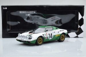 Lancia Stratos Alitalia #14 S. Munari / M. Mannucci Winners Rally Monte Carlo 1975 Minichamps 1:18 155751714 Metall - pilt 6/6