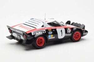 Lancia Stratos HF #1 Lancia Pirelli W. Rohrl / C. Geistdorfer Winners Dynabit Saarland Rallye 1978 Minichamps 1:18 155781701  - pilt 2/6