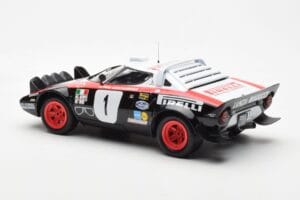 Lancia Stratos HF #1 Lancia Pirelli W. Rohrl / C. Geistdorfer Winners Dynabit Saarland Rallye 1978 Minichamps 1:18 155781701  - pilt 5/6