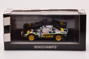 Lancia Stratos Le Point #3 B. Darniche / A. Mahe Tour de France 1980 Minichamps 1:43 430801201 Metall - pilt 4/4