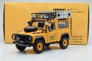Land Rover Defender 90 Camel Trophy Borneo 1985 Almost Real 1:18 810213 Metall - pilt 8/8