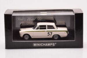 Lotus Cortina Mk1 #57 J. Clark Crystal Palace Winner 1964 Minichamps 1:43 400648257 Metall - pilt 4/4