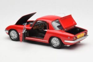 Lotus Elan S2 SE Coupe Punane AUTOart 1:18 75351 Metall - pilt 5/8