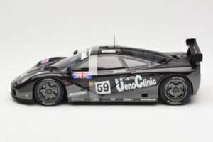 McLaren F1 GTR #59 J-J. Lehto / Y. Dalmas / M. Sekiya 24 Hours of Le Mans Winner 1995 UT Models 1:18 530151859 Metall - pilt 3/6