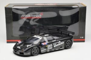 McLaren F1 GTR #59 J-J. Lehto / Y. Dalmas / M. Sekiya 24 Hours of Le Mans Winner 1995 UT Models 1:18 530151859 Metall - pilt 6/6