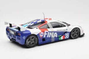 McLaren F1 GTR #38 M. Duez / M. Soper / E. Lafitte Team Bigazzi 24 Hours of Le Mans 1996 UT Models 1:18 80439421484 Metall - pilt 2/6
