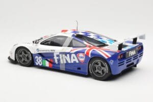 McLaren F1 GTR #38 M. Duez / M. Soper / E. Lafitte Team Bigazzi 24 Hours of Le Mans 1996 UT Models 1:18 80439421484 Metall - pilt 5/6