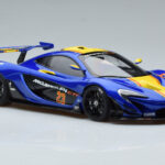 McLaren P1 GTR Sinine Kollaste Triipudega AUTOart 1:18 - image 5 of 7