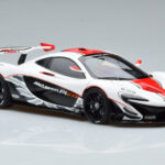 McLaren P1 GTR Läikiv Valge Punaste Triipudega AUTOart 1:18 - image 5 of 7
