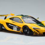 McLaren P1 GTR Kollane Roheliste Triipudega AUTOart 1:18 - image 5 of 7
