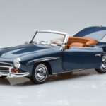 Mercedes 190 SL W121 Roadster Sinine Norev 1:18 - image 2 of 8