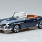 Mercedes 190 SL W121 Roadster Sinine Norev 1:18