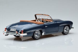 Mercedes 190 SL W121 Roadster Sinine Norev 1:18 B66040625 Metall - pilt 3/8