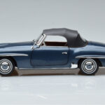 Mercedes 190 SL W121 Roadster Sinine Norev 1:18 - image 4 of 8