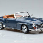 Mercedes 190 SL W121 Roadster Sinine Norev 1:18 - image 6 of 8