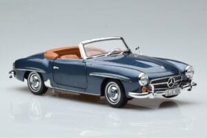 Mercedes 190 SL W121 Roadster Sinine Norev 1:18 B66040625 Metall - pilt 6/8