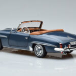 Mercedes 190 SL W121 Roadster Sinine Norev 1:18 - image 7 of 8