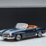 Mercedes 190 SL W121 Roadster Sinine Norev 1:18 - image 8 of 8