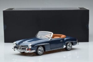 Mercedes 190 SL W121 Roadster Sinine Norev 1:18 B66040625 Metall - pilt 8/8