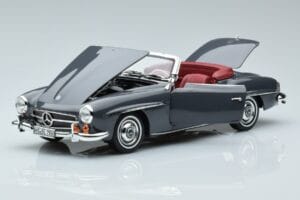 Mercedes 190 SL W121 Roadster Hall Norev 1:18 183402 Metall - pilt 2/8